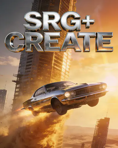 A movie poster for SRG+ Create